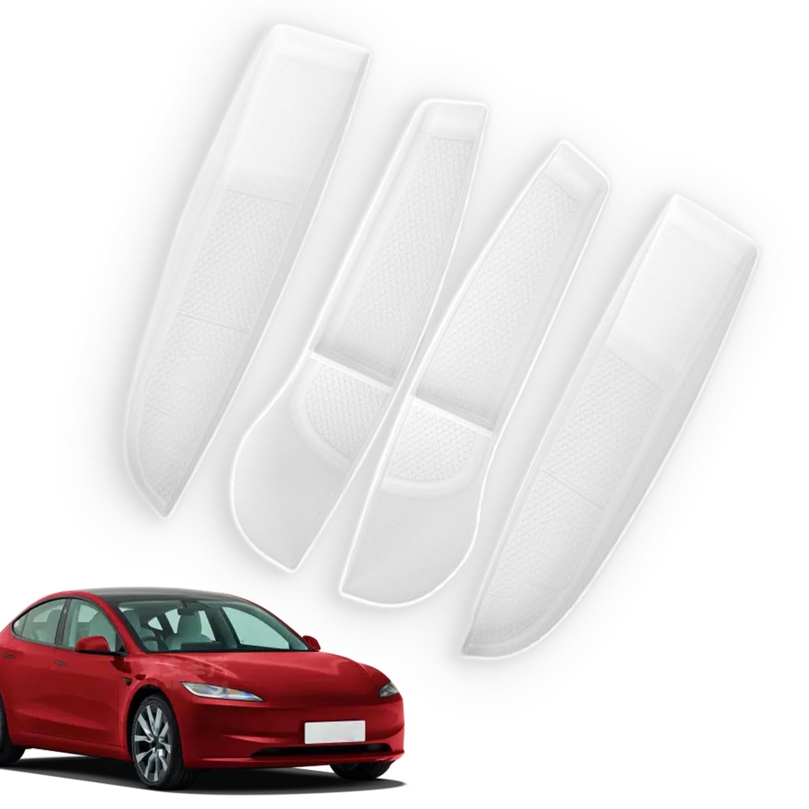 Organizzatore per porta laterale auto,Organizzatore per porta laterale | auto - Organizer per vassoio per slot per porta anteriore e posteriore 'auto | Set di 4 contenitori portaoggetti multifunzion