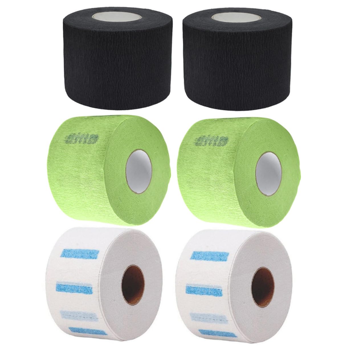 NOLITOY 6 Rollos De Papel De Bufanda Desechable Suministros De Peluquero Suministros De Barbería Tira Para El Cuello De Banda Para El Cuello Para Corte De Pelo Banda Para El