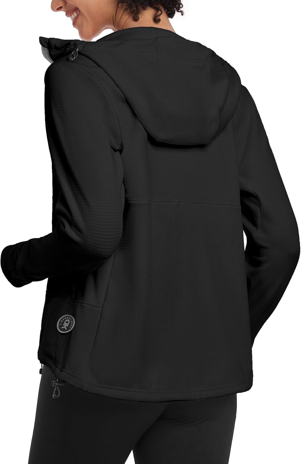 Little Donkey Andy Women's Winter Lightweight Warm Fleece Running Jacket Breathable Thumbholes Thermal Hiking Jacket - Image 2