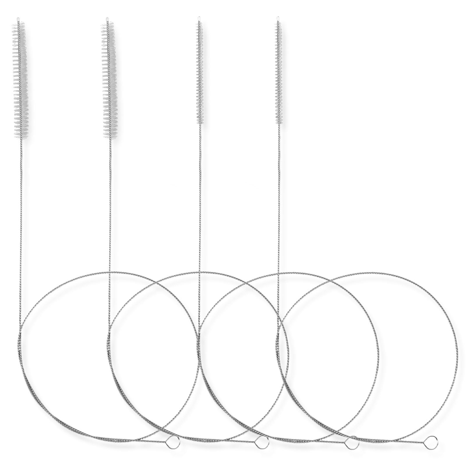 Cepillo limpiador de pajitas extralargo de 40 pulgadas, limpiador de tuberías largo, cepillo de limpieza de tubo largo para pajitas largas, líneas de barril de PVC, tubos de máquina de hielo,