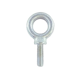 J.W. Winco 580-5/16X18-1.125-ST WN580 Lifting Eye Bolt, Inch Size, Steel, 5/16"-18" Thread, 1"-1/8" Thread Length, 1"-7/16" Outside Diameter, 7/8" Inside Diameter