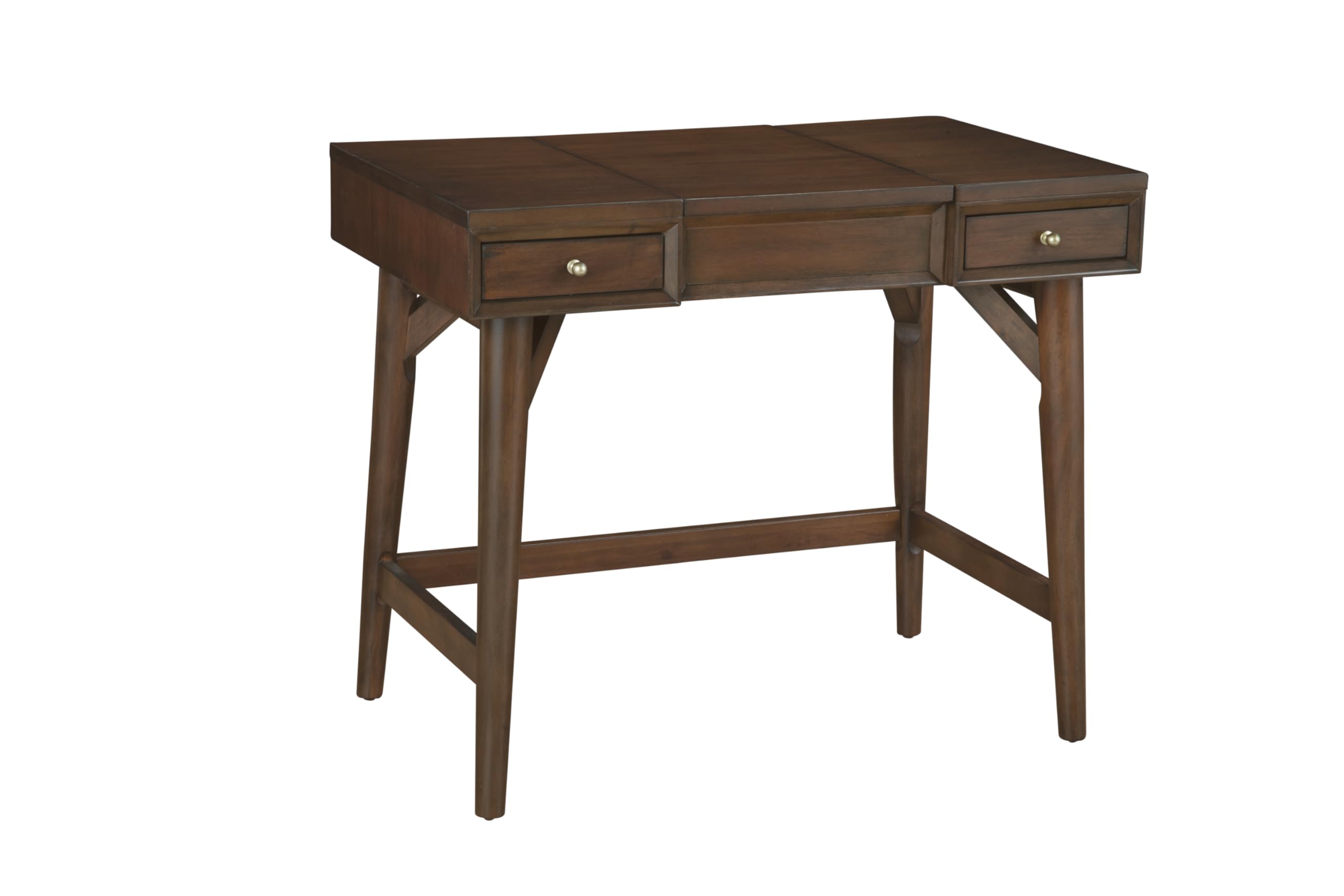 Alpine Furniture Flynn Bedroom Vanity, Walnut