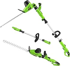GARCARE Electric Pole Hedge Trimmer with Adjustable Head 1