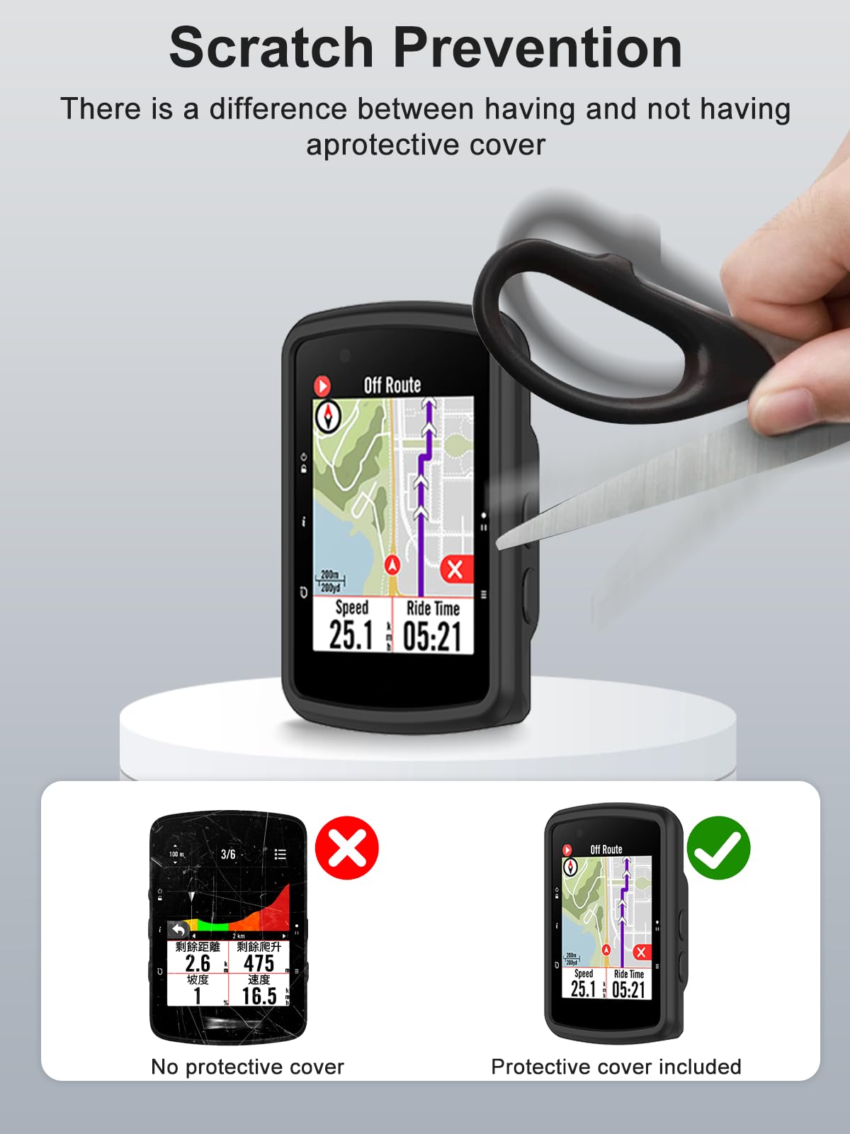 Amazon.com: Case for Bryton Rider 650/550,Soft Skin Silicone Case
