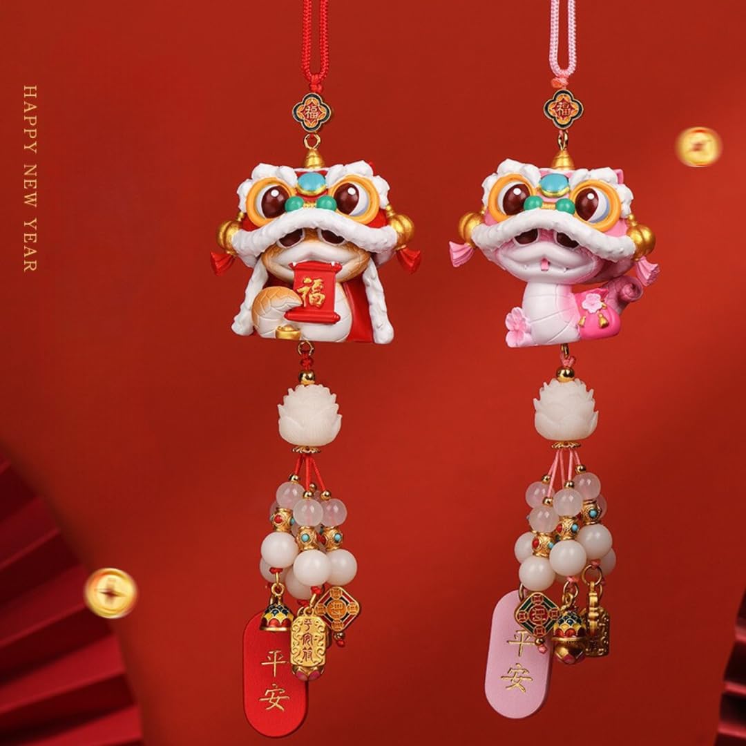 Amazon.com: 2025 Year of The Snake Bag Charm, Hanging Ornamrnt for