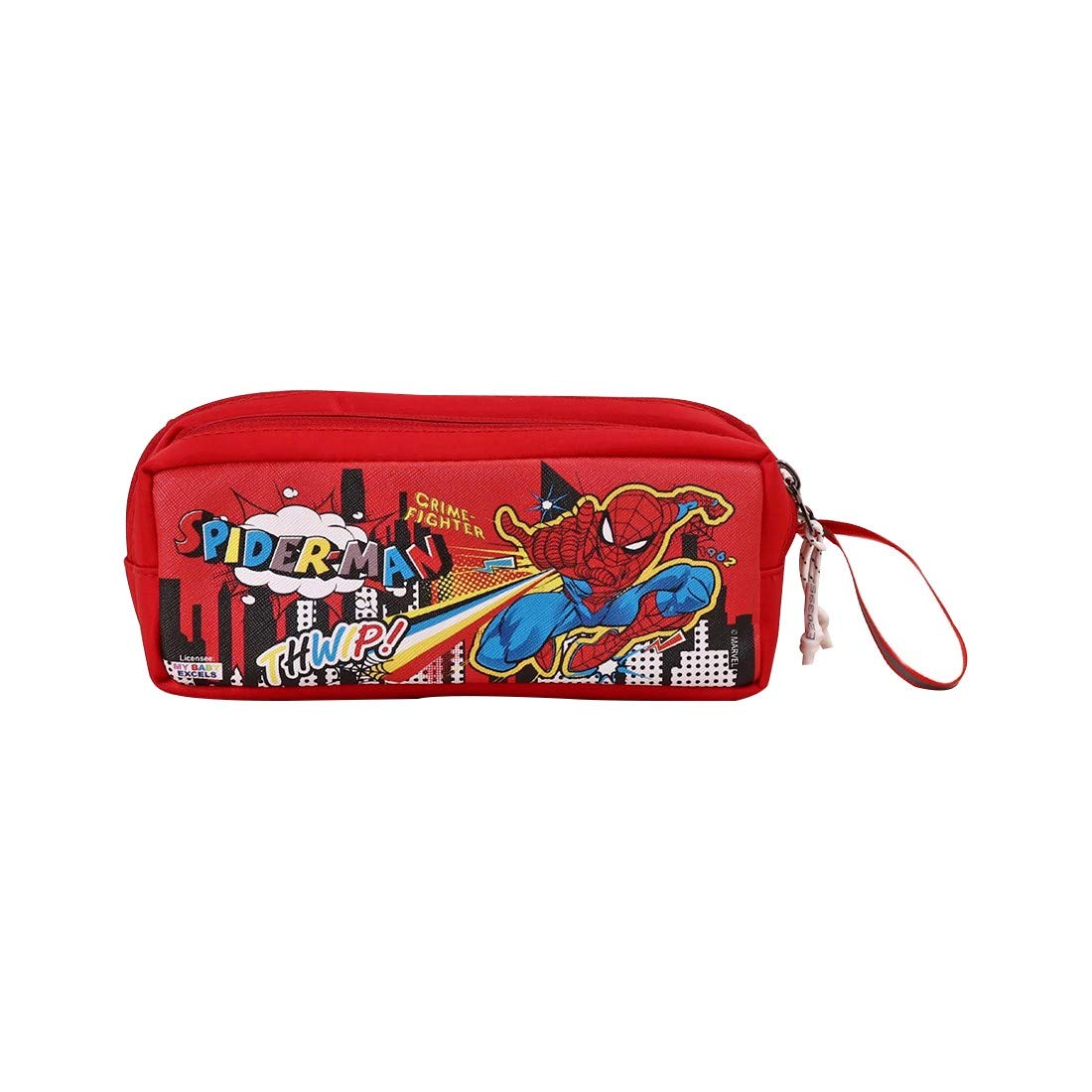 Spiderman Pencil Case With 3 Compartments Blue 12.5 X 6.5 - View #9