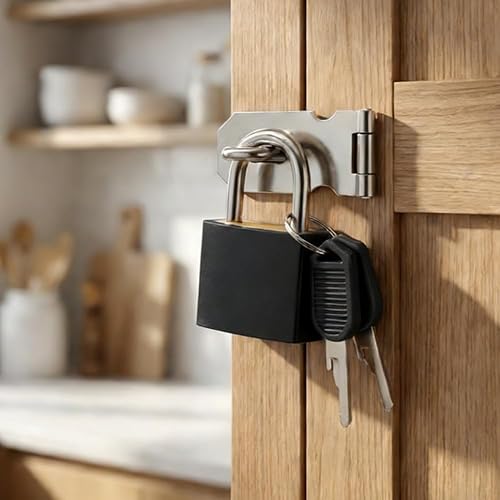 Luggage Padlock Copper Core Colorful Compact Portable Lock for Travel