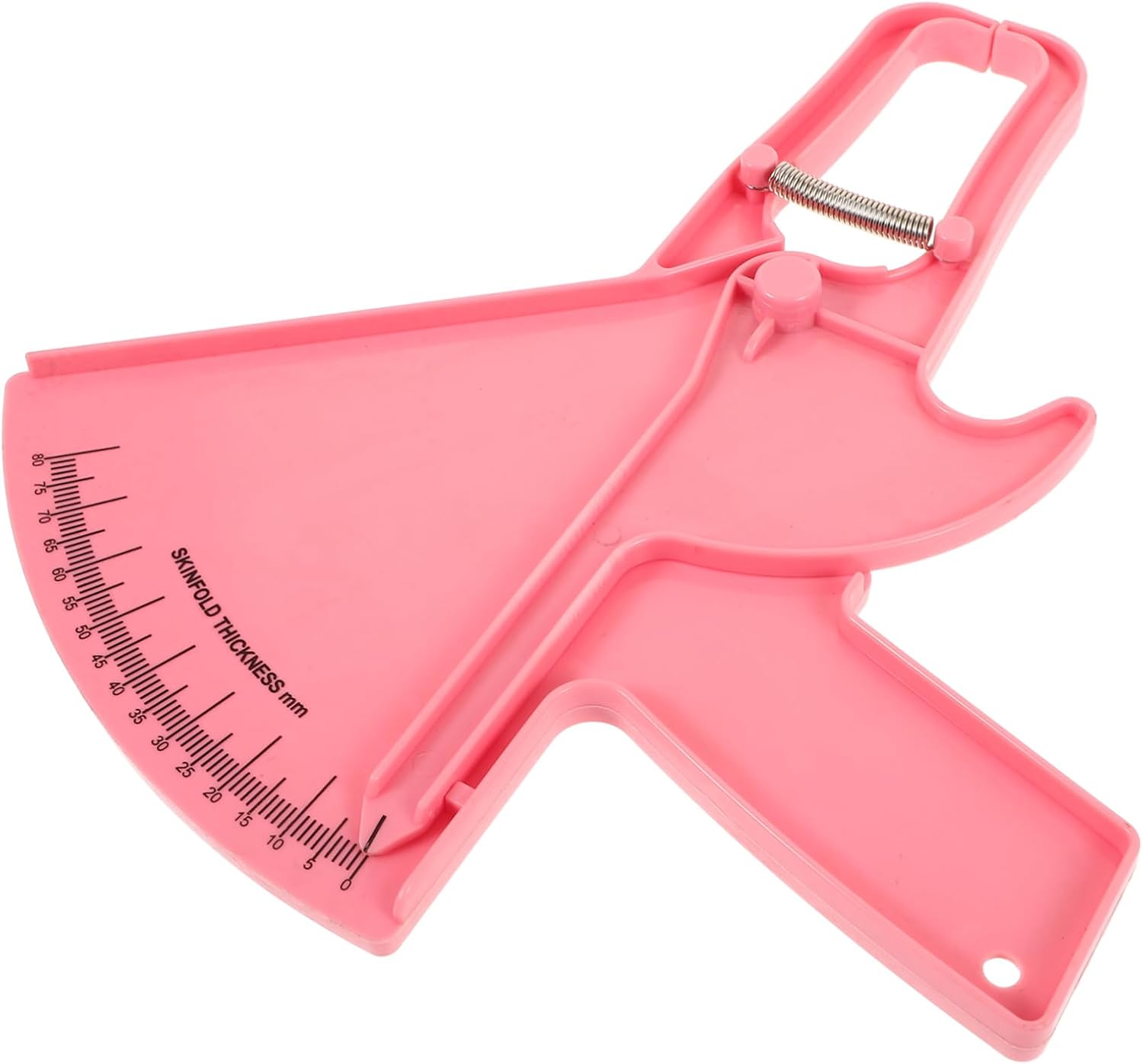 KOMBIUDA Caliper Body Measuring Tool for Accurate Skinfold Fat Measurement Lightweight Durable Fat Caliper for Home Use Assessing Bodyfat Abdomen Waist Arms HIPS and Legs Pink