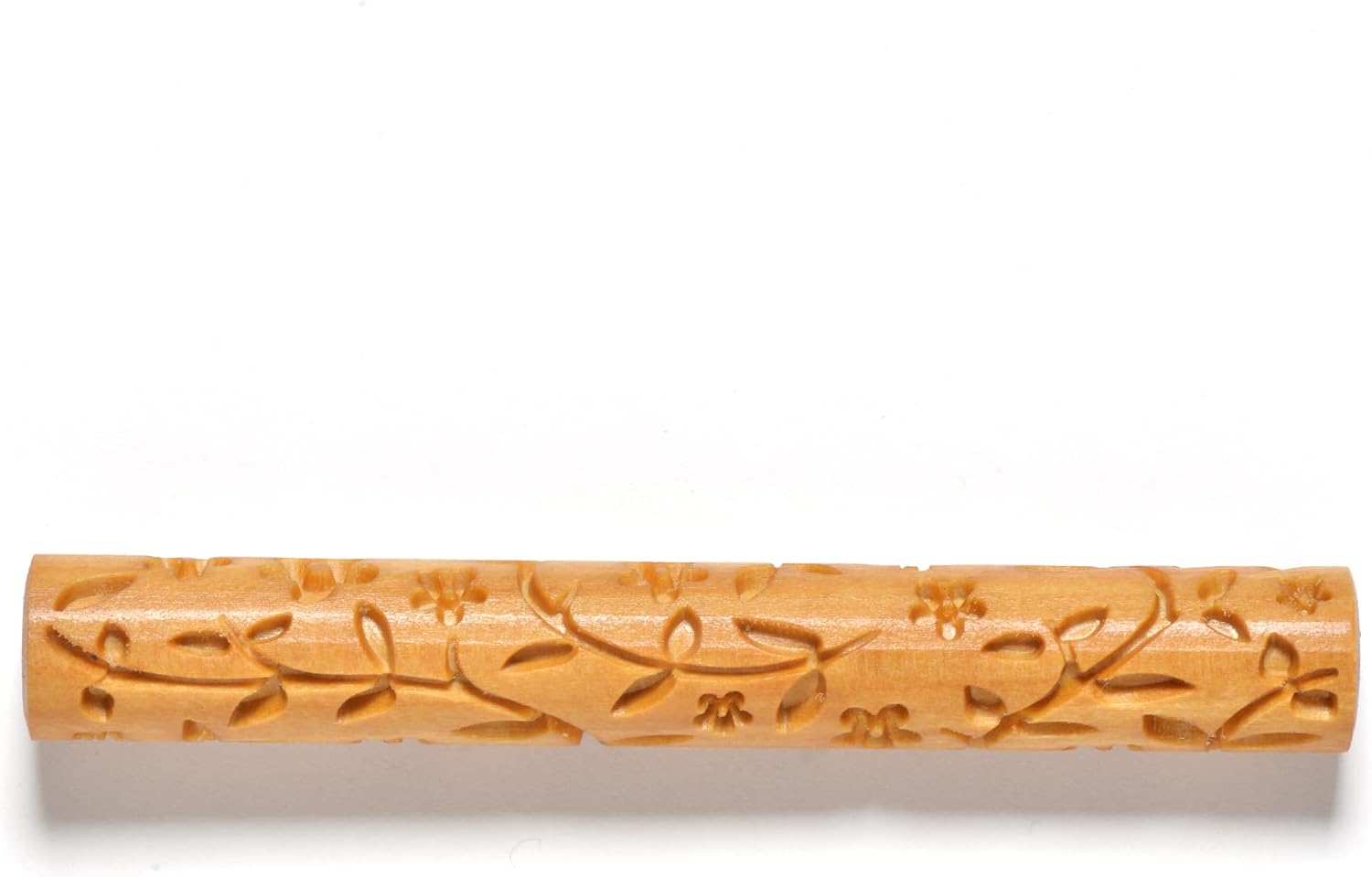 MKM Pottery Tools Wood Twig Rollers for Clay (TW-12 Vines and Flowers)