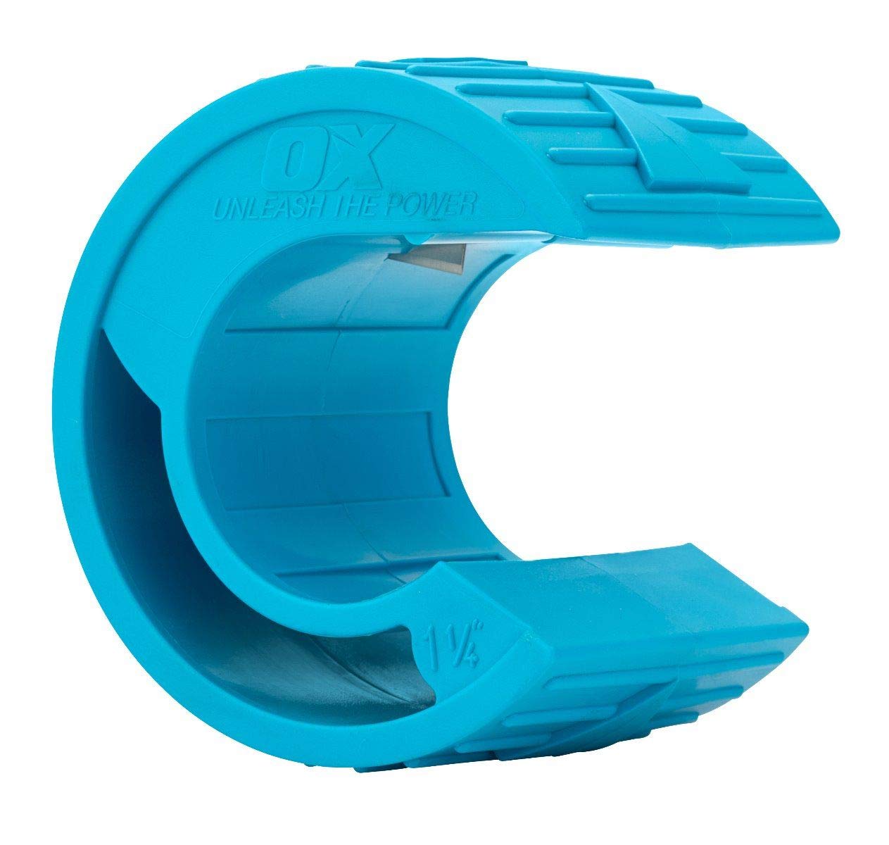 OX Pro POLYZIP Plastic Pipe Cutter 35mm, Blue