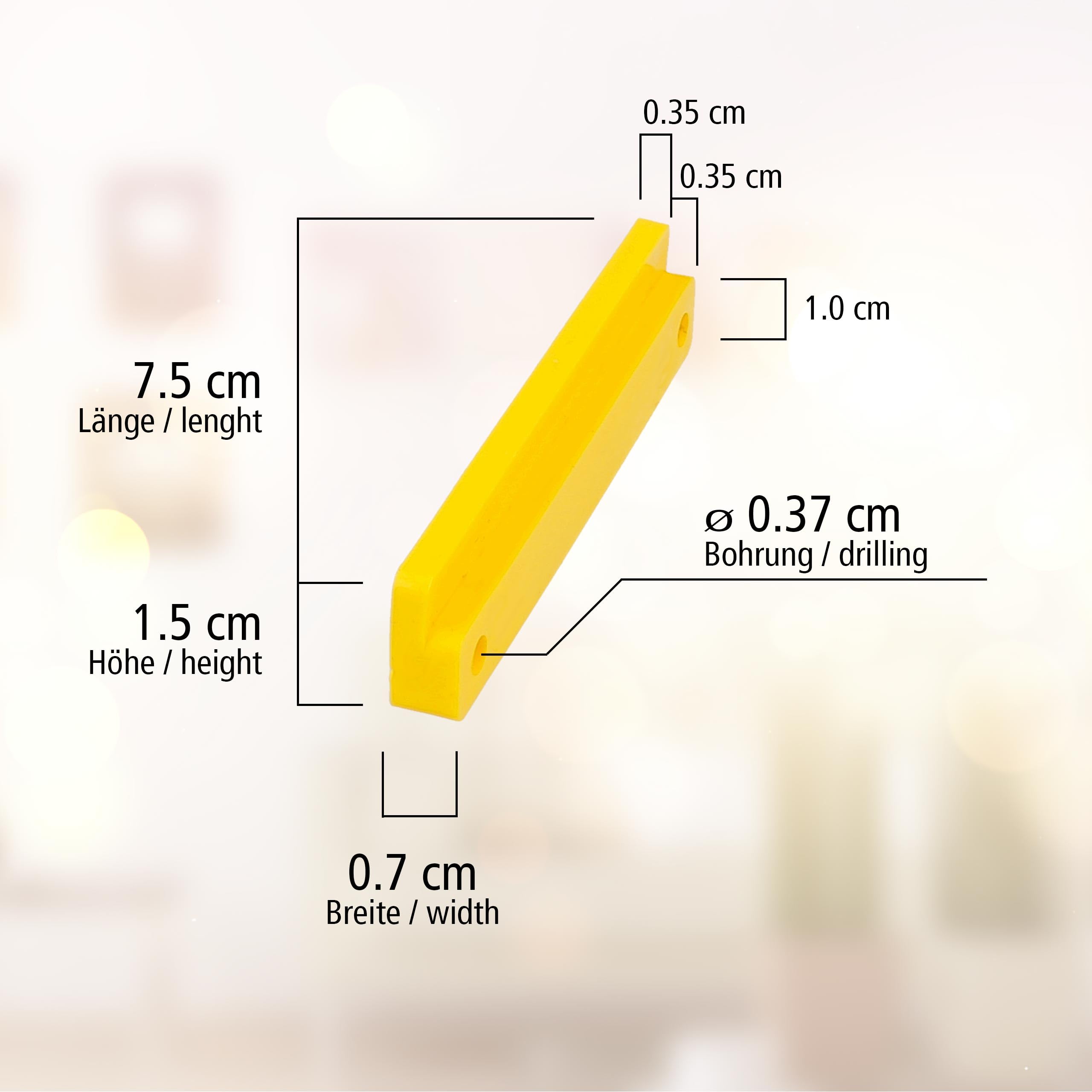 Porte pour Ruche 5 pièces Plastique Réducteur de Trou d'entrée pour Abeilles Longueur 410mm x 50mm avec charnières pour la Fixation