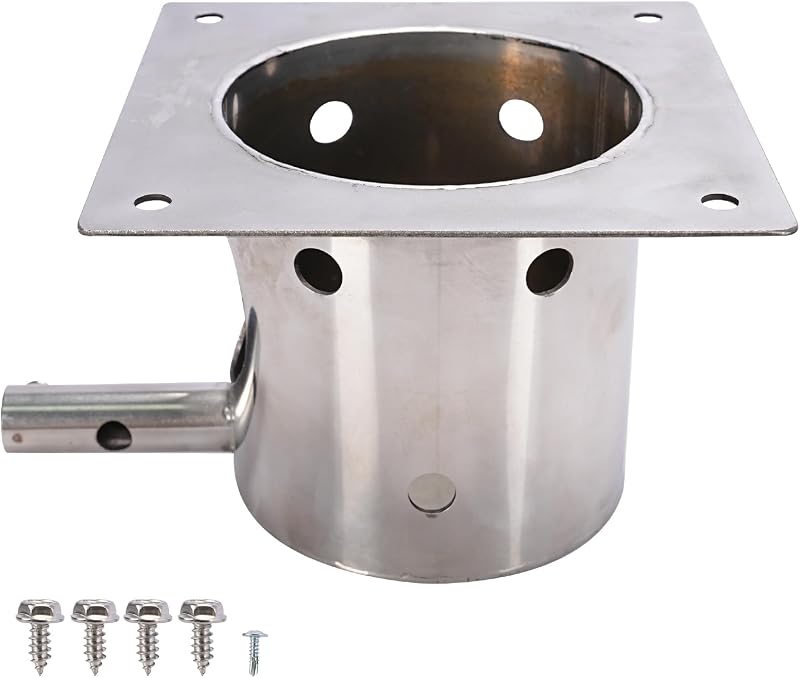 Fire Burn Pot Replacement Parts for Traeger Pellet Grill,Compatible with Traeger Grill and Most Pit Boss Grills,FirePot for Pit Boss Accessories with Screws