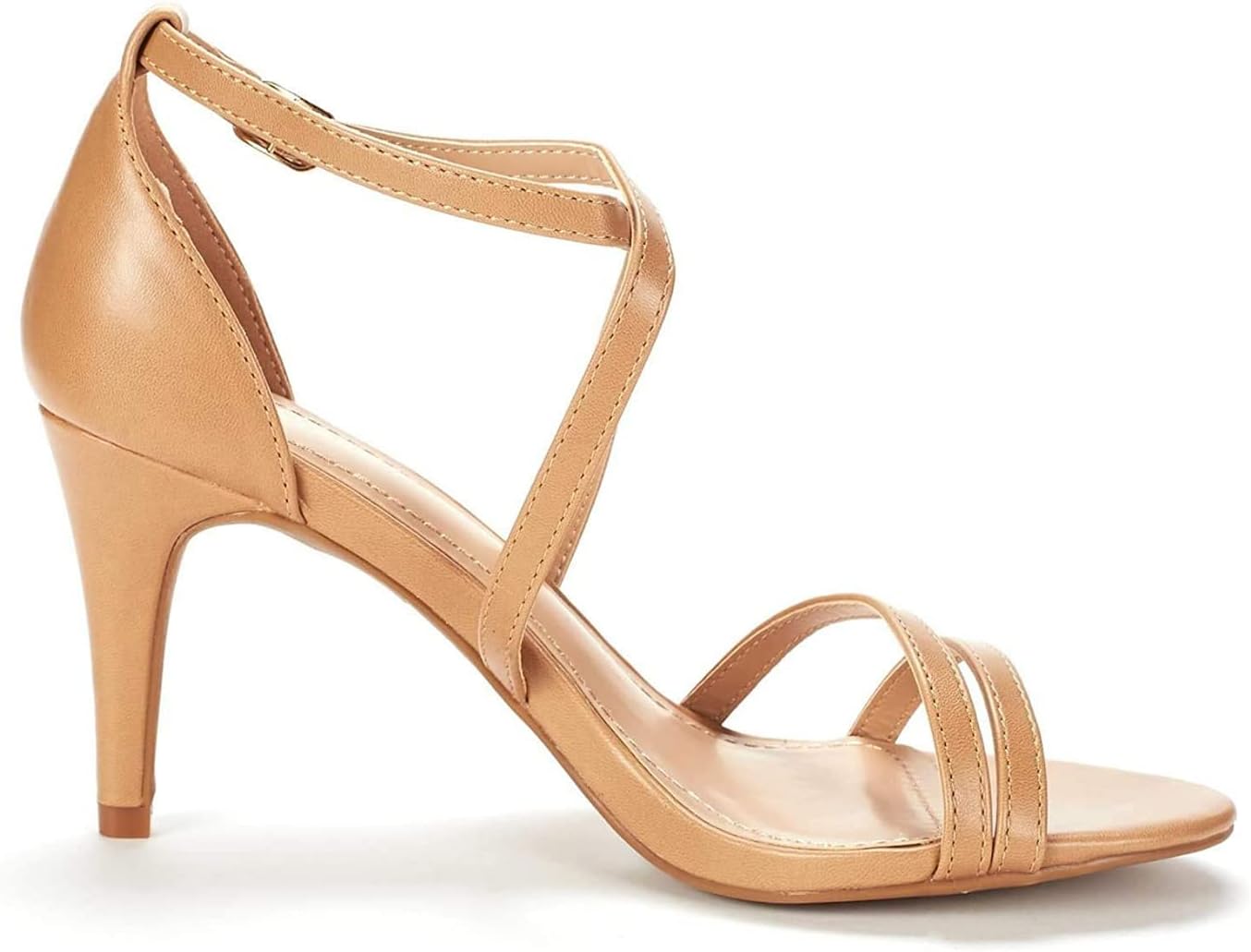 DREAM PAIRS Women's Fashion Stilettos Open Toe Pump Heel Sandals - Image 4