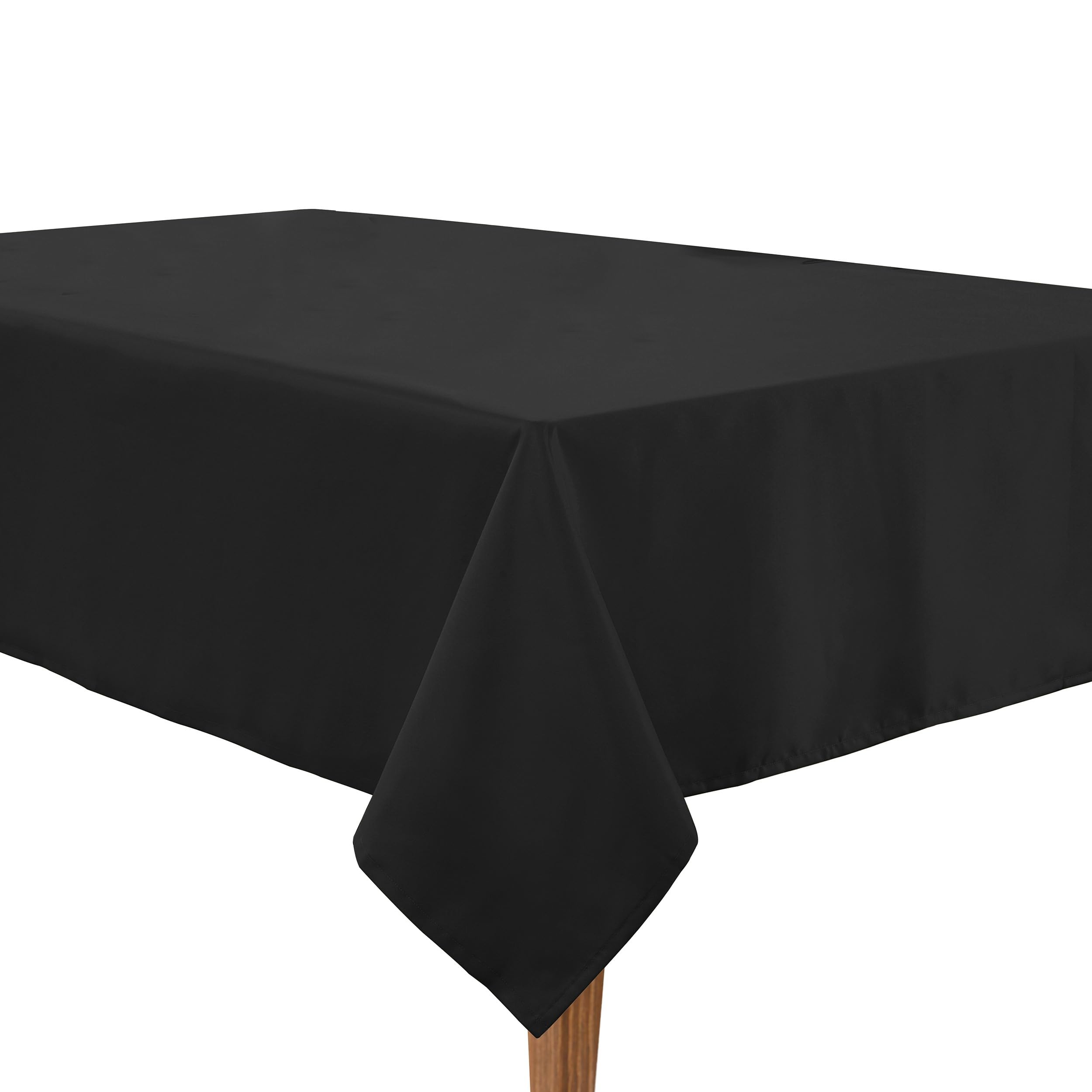 LANE LINEN Rectangle Tablecloth 60 x 84 Inch, Stain Resistant Rectangular Table Cloth for Dining Table, Buffet Parties and Camping, Wrinkle Resistant