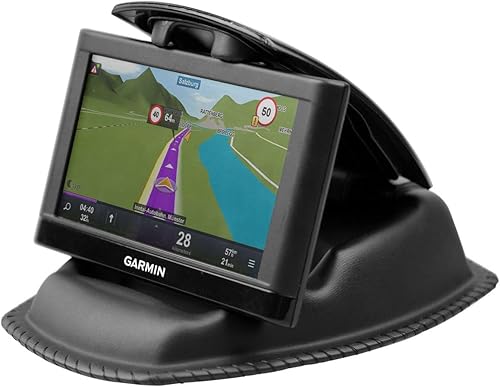 APPS2Car Soporte de Montaje GPS para Coche y Camión, Soporte Antideslizante con Bolsa de Frijoles GPS para Tablero 2-en-1 Anti-Deslizante de