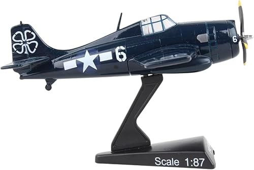 Miniatura 3 de Daron Sello postal PS5351-3 F4F Wildcat USN USS Petrof Bat #6 1/87 Escala Diecast Display Modelo con soporte