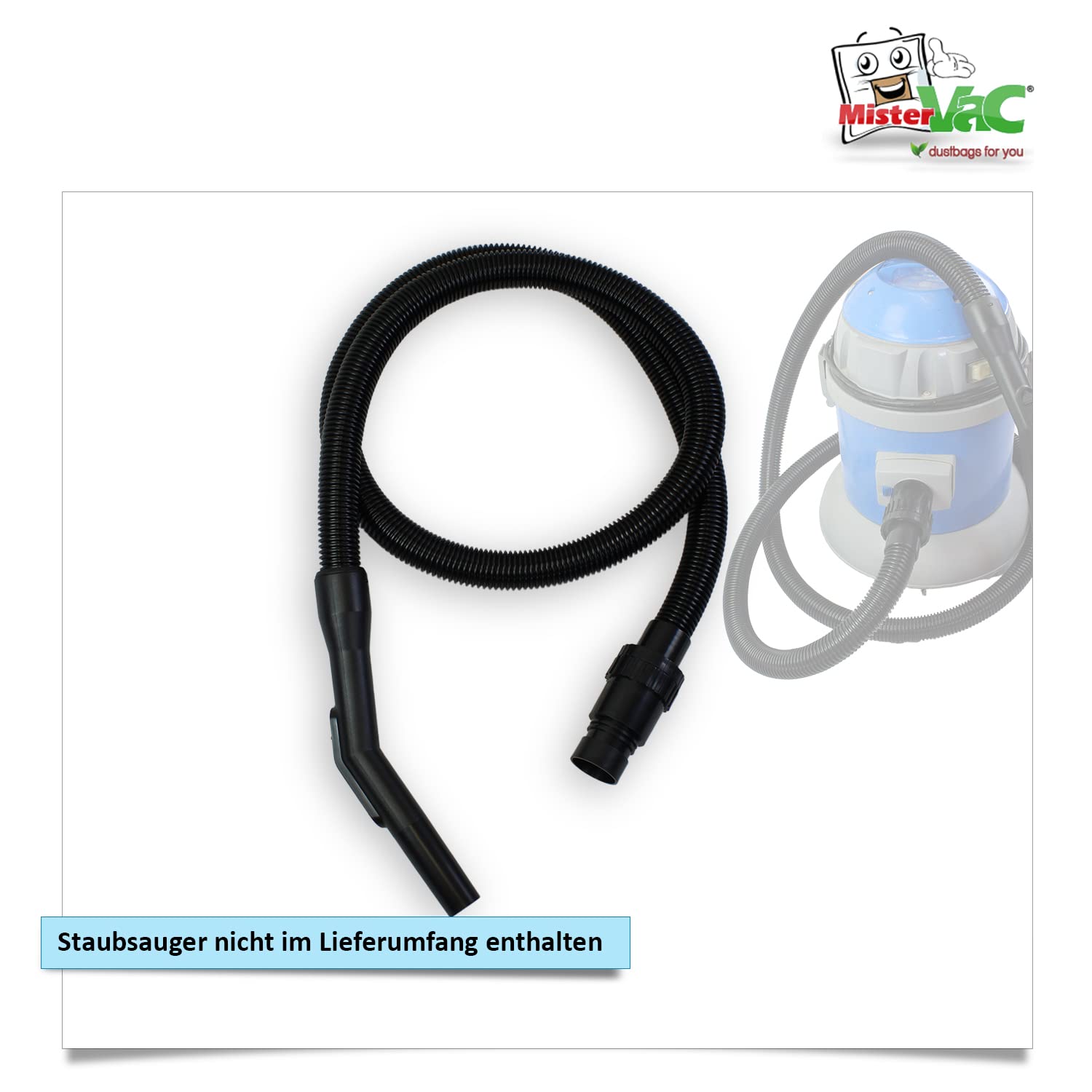 Cavo Alimentazione MisterVac 8 Metri Per Aspiratore Top Craft TC-NTS 30A - Spina Schuko Angolata - 2