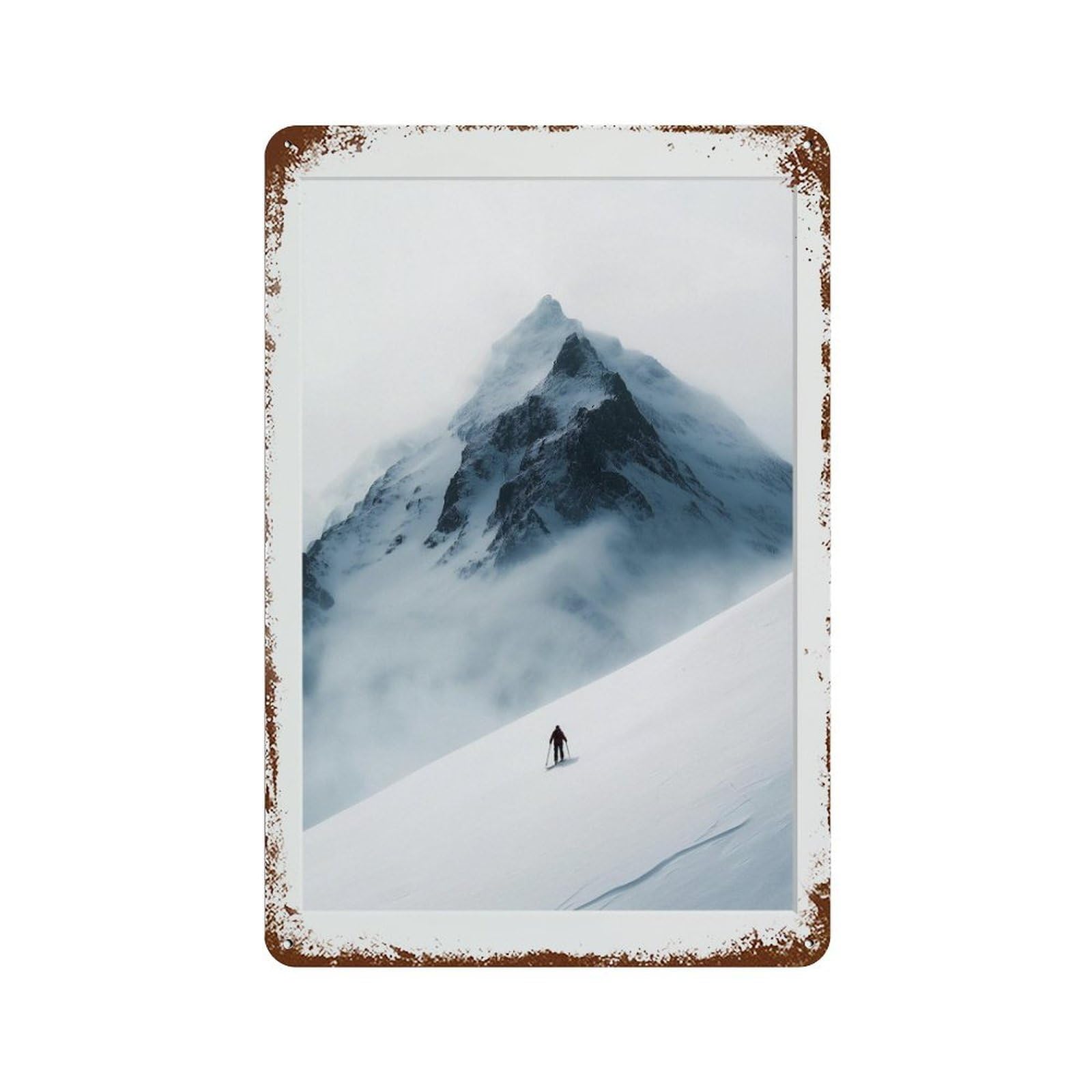 xiaoxiaoshen Mountain Photography S1 Wall Decor Art Metal Tin Poster Modern Home Decor Art Home Bar Shop Decorations Vintage Sign 30x20cm