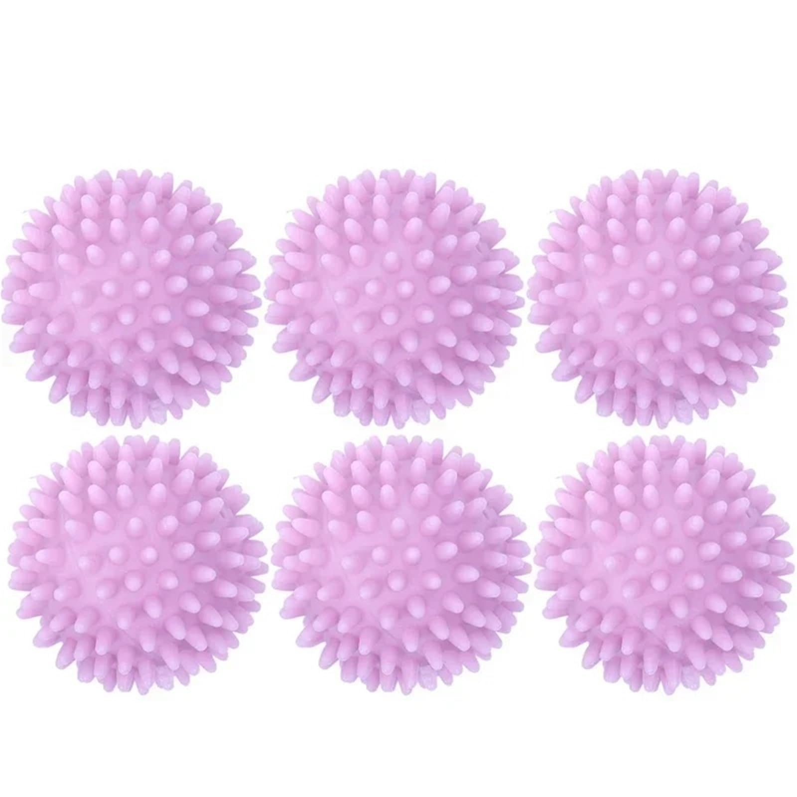 Tumble Dryer Balls, Laundry Balls Multicolor 6 Pcs(Purple 6pcs)