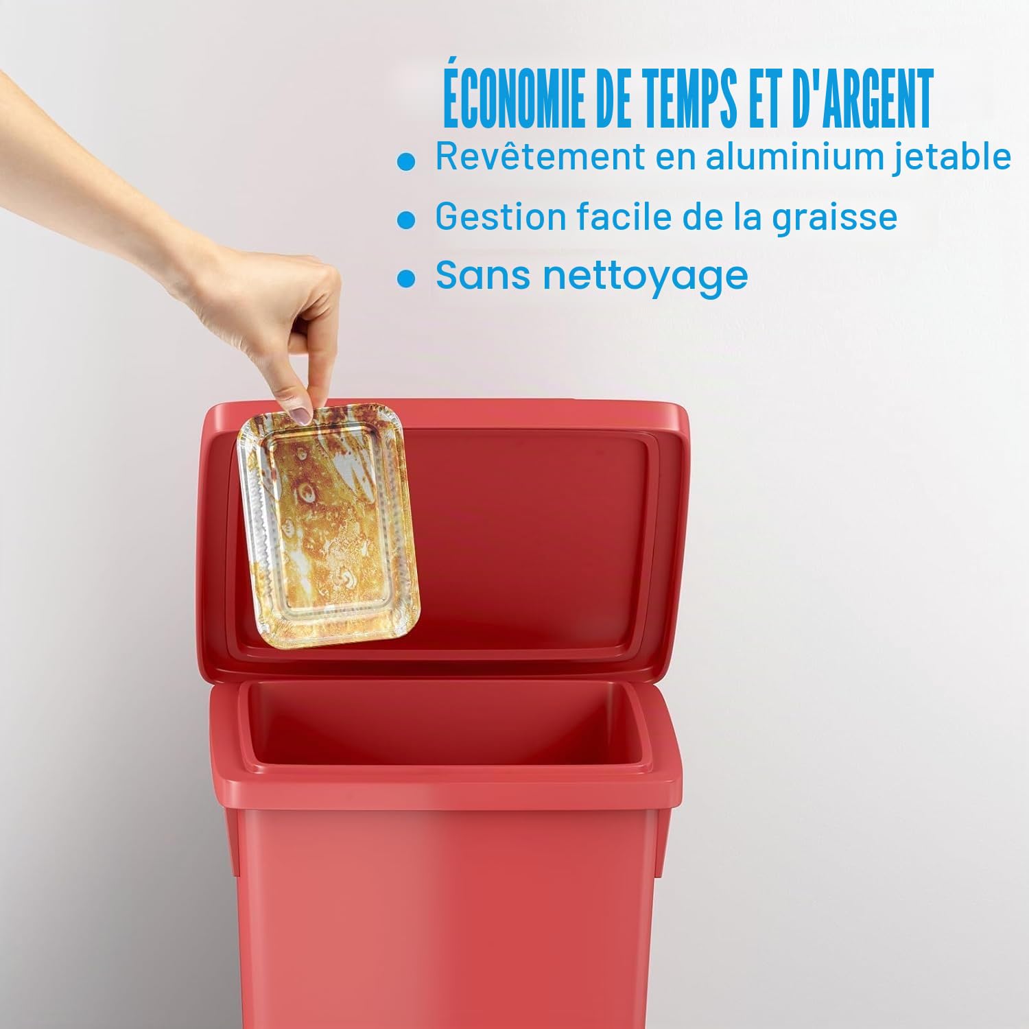 40 emballages de plaques d'égouttage en aluminium pour gril à bois Ninja OG701, bac à graisse, plaque d'égouttage également compatible avec Weber Spirit, Genesis, série Q Grill-Xing