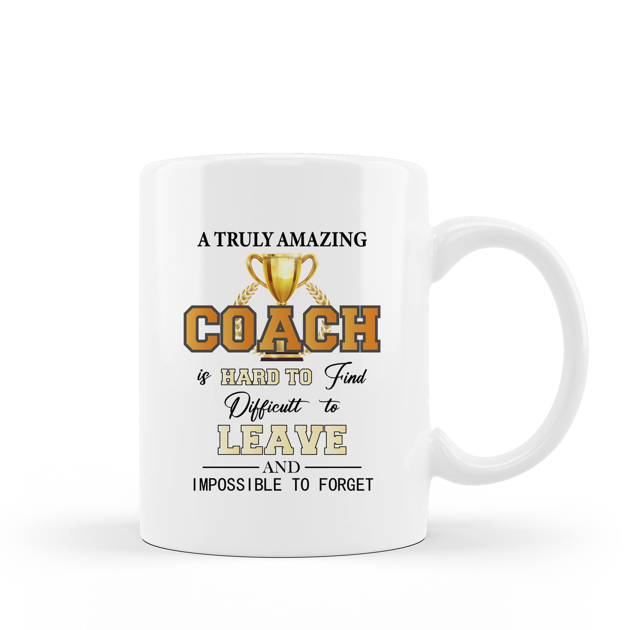 Photo 1 of A Truly Amazing Coach is Hard to Find Ceramic Mug 11 Ounce, Best Coach Coffee Tea Milk Mug Cup for Home Dorm Office Decor,Thank You Appreciation Gifts Birthday Gifts for Coach Teacher Mentor