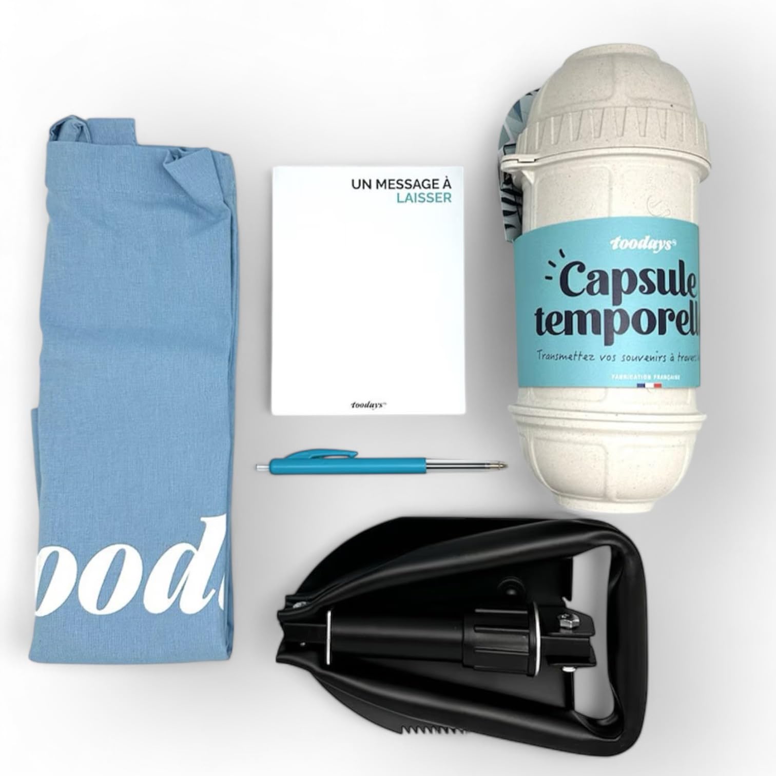 Kit Capsule temporelle – Activité Unique et Originale pour Conserver Les Souvenirs d'un Anniversaire, d'une Naissance, d'un Mariage, d'une fête, d'un EVJF, etc. – Fabrication française