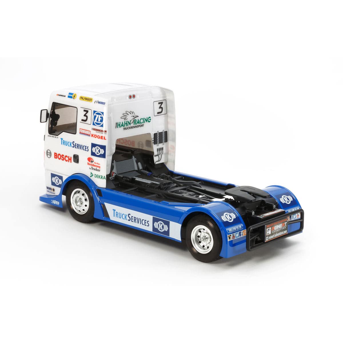 Amazon.com: TAMIYA Team Hahn Racing Man TGS 4 Wheel Drive On