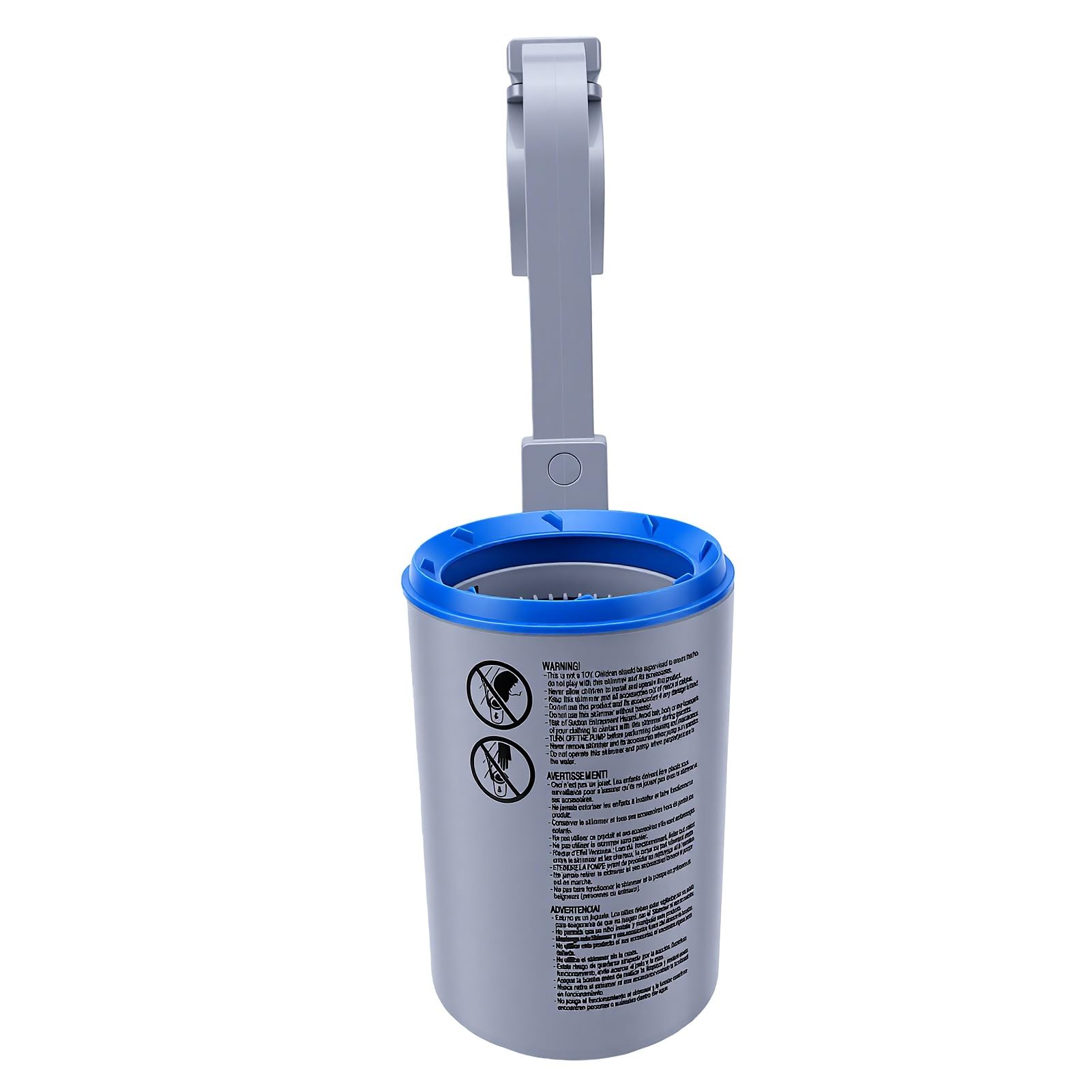 Annadue Skimmer para Piscina sobre el Suelo Skimmer Automático Flotante Montado en la Pared para Piscinas Inflables y con Estructura de Metal, Funciona con Bomba de 800 GPH, Captura Efectiva de