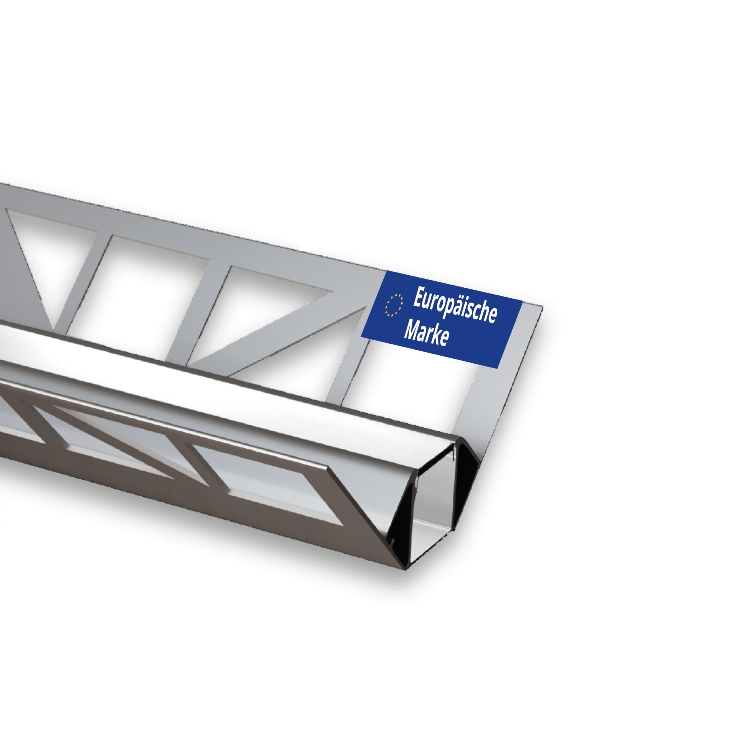 Led stucstop profiel voor 2 meter strip voor platte ondergrond