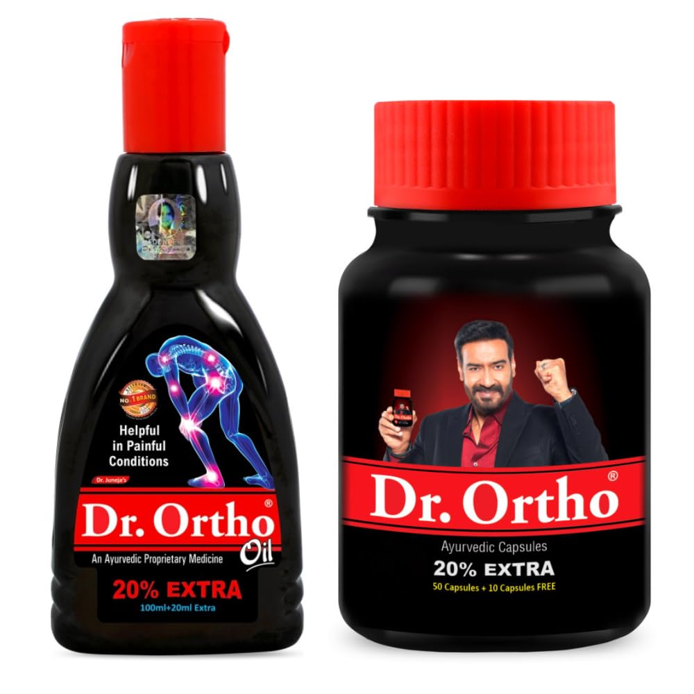 Dr.Ortho Pain Relief Oil 120Ml+ Capsule 60-image-46