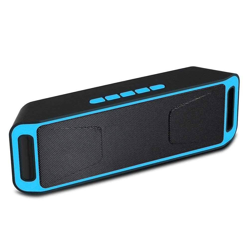 odestro WC-208 Portable Wireless Bass Sound Bluetooth Speaker with FM | AUX/SD & USB Card Slot Compatible with All Smartphones,Laptop, iOS & Windows Device (Assorted Colour)