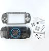 Hzxkqmil Replacement Full Housing Shell Case for Sony PSP 3000 PSP3000 Console, Front Back Cover Face Plate Button Screw Set Transparent Black