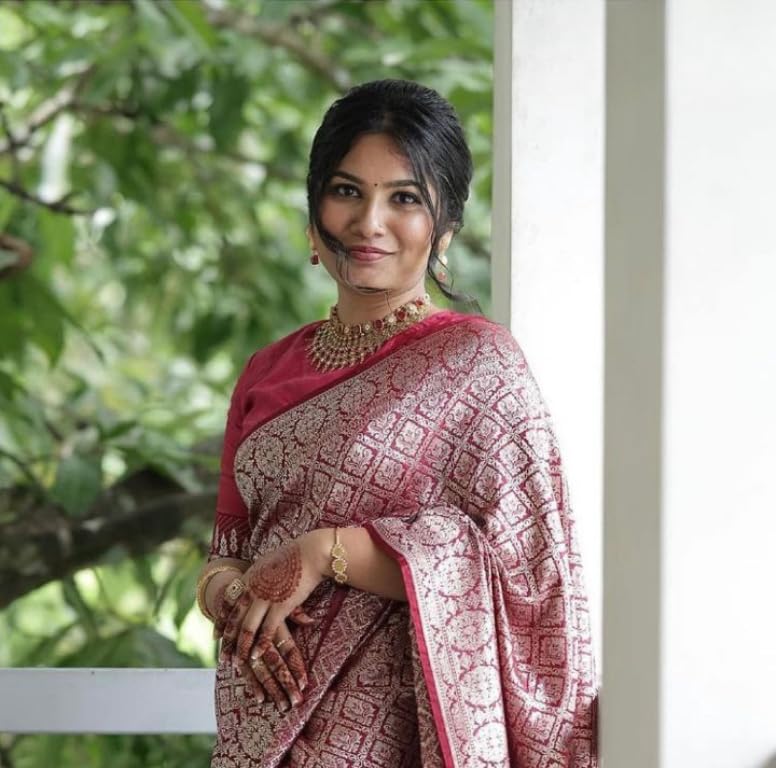 Image of Avantika Fashion Women's Kanjivaram Soft Semi Silk Banarasi Sarees With Blouse Piece.