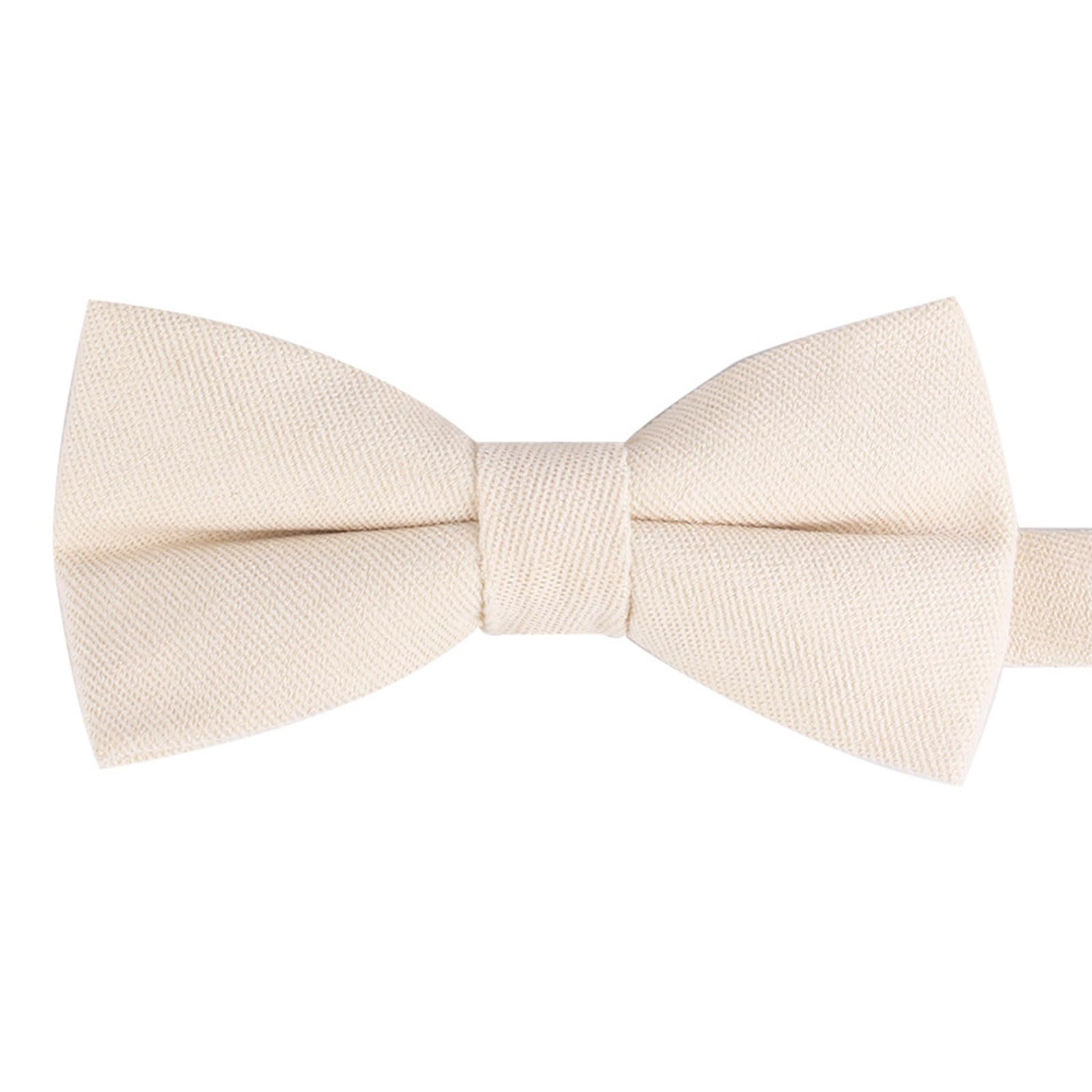 MICFENY Elegant Pre Tied Necktie For Men Easy Clip On Design Modern Wedding Party Accessories