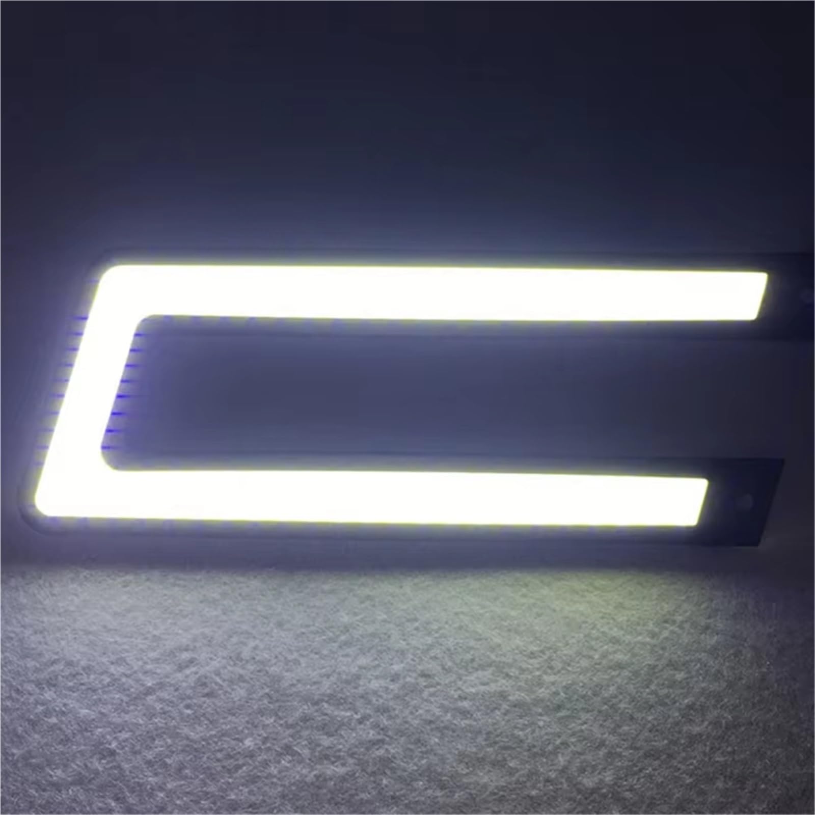Fari Anteriori 2 Pezzi Di Guida Notturna Per Auto Fendinebbia A Forma Di U COB LED Luce Universale Per Camion Auto Luce Marcia Diurna DRL DC12V Luce Bianca Diurna Faro Proiettore