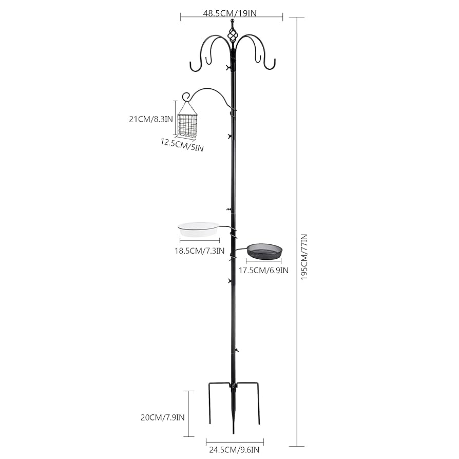 Spare Ground Stake Pole For Premium Bird Feeding Stations 02 800x800