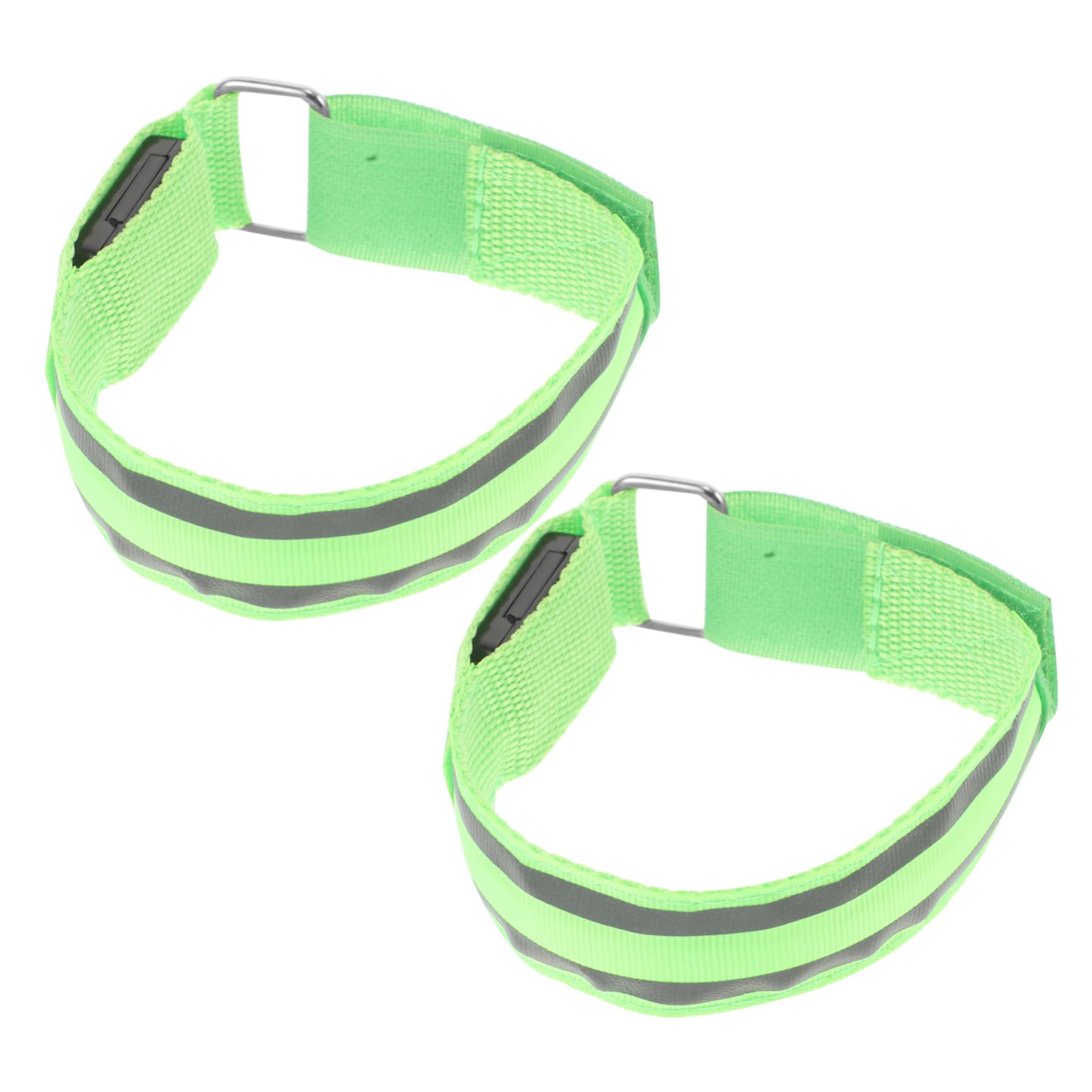 Toddmomy 2pcs Reflective Arm Bands with Flashing Modes High Visibility Safety Gear for Night Cycling Running and Outdoor Activities Lightweight and Comfortable Reflective Wrist Bands
