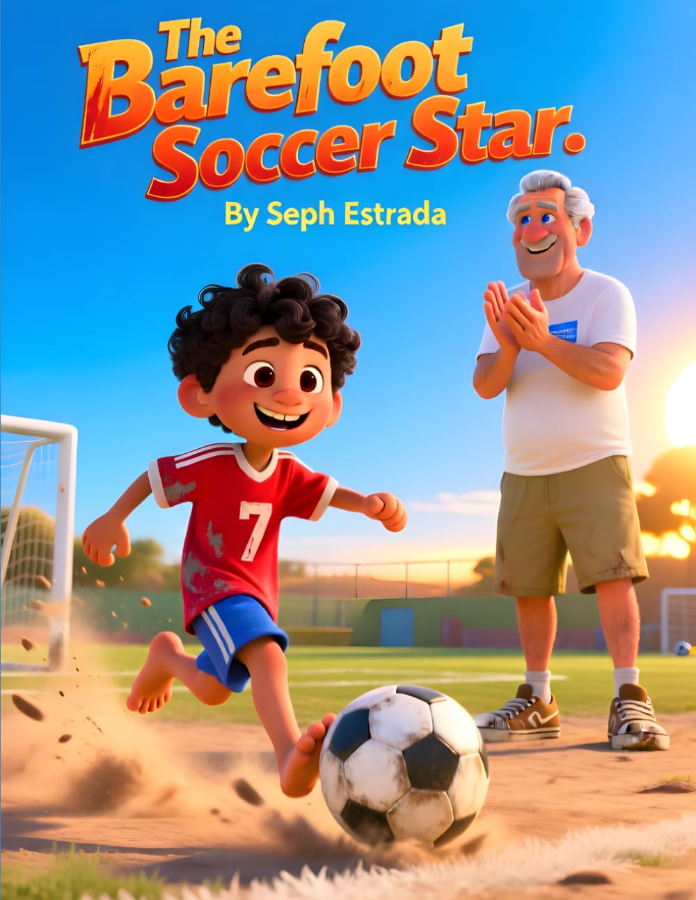 The Barefoot Soccer Star: An Inspiring Sports Story About Determination, Practice, Confidence, and Rising Above Challenges I 8.5x11 inches I 53 pages