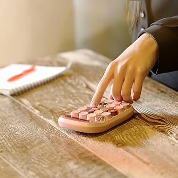 Amazon.co.jp: 電卓 ぽこぽこ心地よい 押し心地 =MOMENT