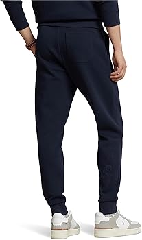 POLO RALPH LAUREN Mens Logo Double-Knit Jogger Pant Aviator Navy