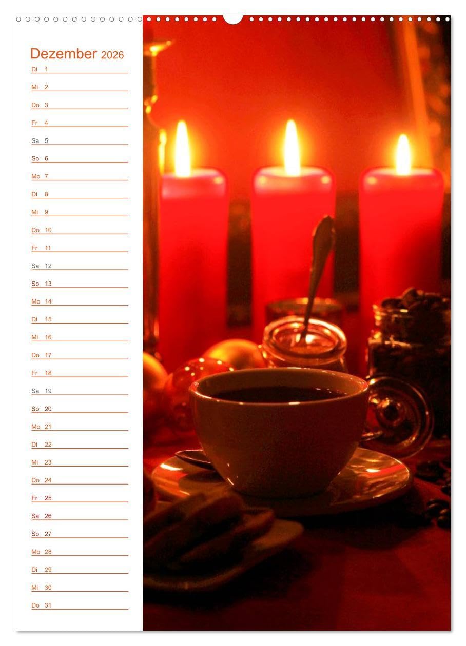 Köstliche Kaffeespezialitäten (hochwertiger Premium Wandkalender 2026 DIN A2 hoch), Kunstdruck in Hochglanz: Farbige Fotografien von Kaffeespezialitäten (CALVENDO Lifestyle)