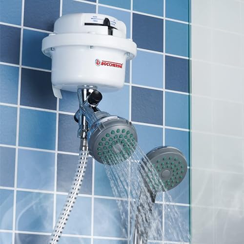 Boccherini Electric Shower Head Water Heater For Bathroom 110V / 120V Ducha Electrica Para Agua Caliente Regadera Duchas Electricas / 3 Temperature Water Selector #TOP1
