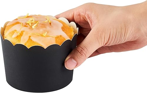 Miniatura 118 de Restaurantware Panificio Premium - Taza de papel Kraft de 10 onzas para hornear, tazas de papel para hornear, perfectas para magdalenas, cupcakes