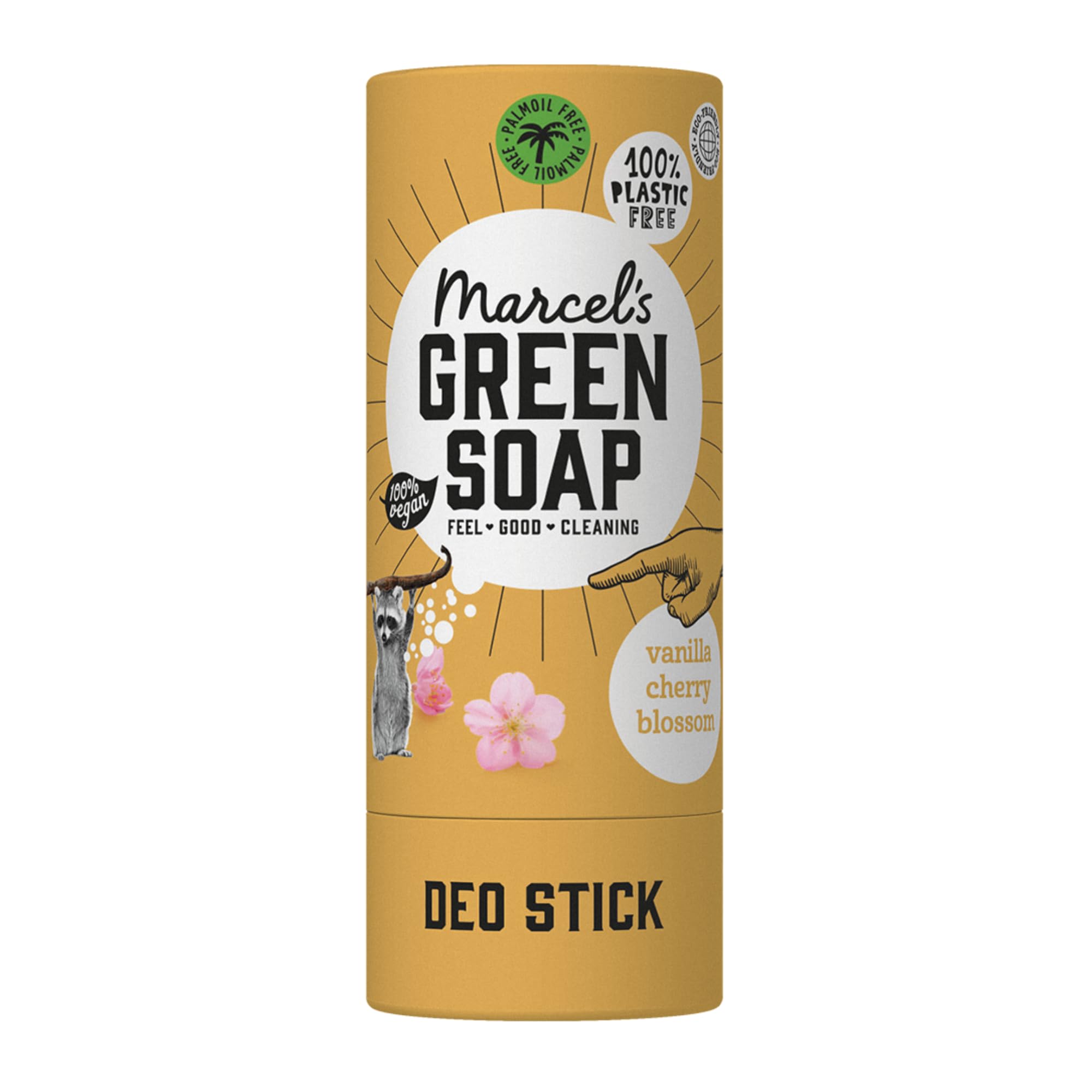 Marcel's Green Soap Plastic Free Deodorant Vanilla & Cherry Blossom