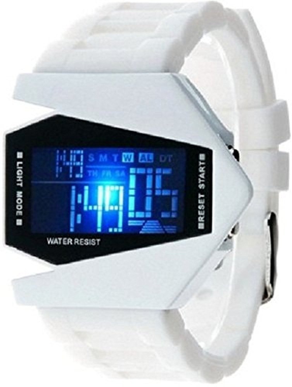 LEMONADE Multifunction White LED Aircraft Model Wrist Watch with Light - Digital Watch with Metal Case with Men, Boys (B06XSG16BX) Amazon Price History, Amazon Price Tracker