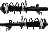 Vista 46 de TRQ - Conjunto de puntal delantero y resorte helicoidal (lados del conductor y del pasajero), para auto