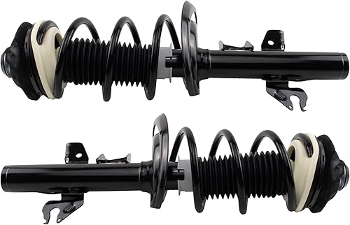 Miniatura 46 de TRQ - Conjunto de puntal delantero y resorte helicoidal (lados del conductor y del pasajero), para auto