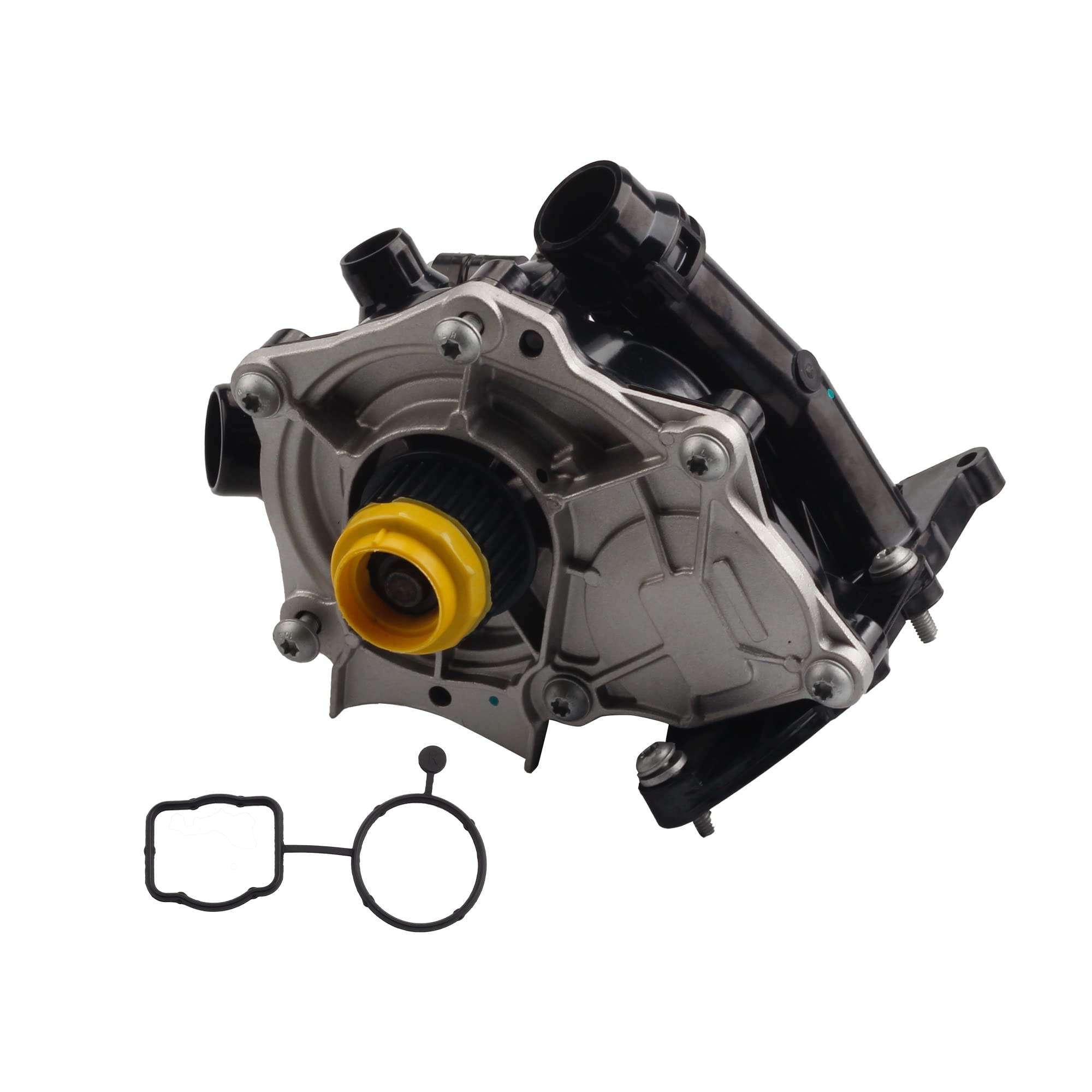Dasbecan Mechanical Engine Water Pump Assembly Compatible with VW Beetle Jetta Passat 2013 2014 2015 2016 Replaces# 06K121111P 06K121011B