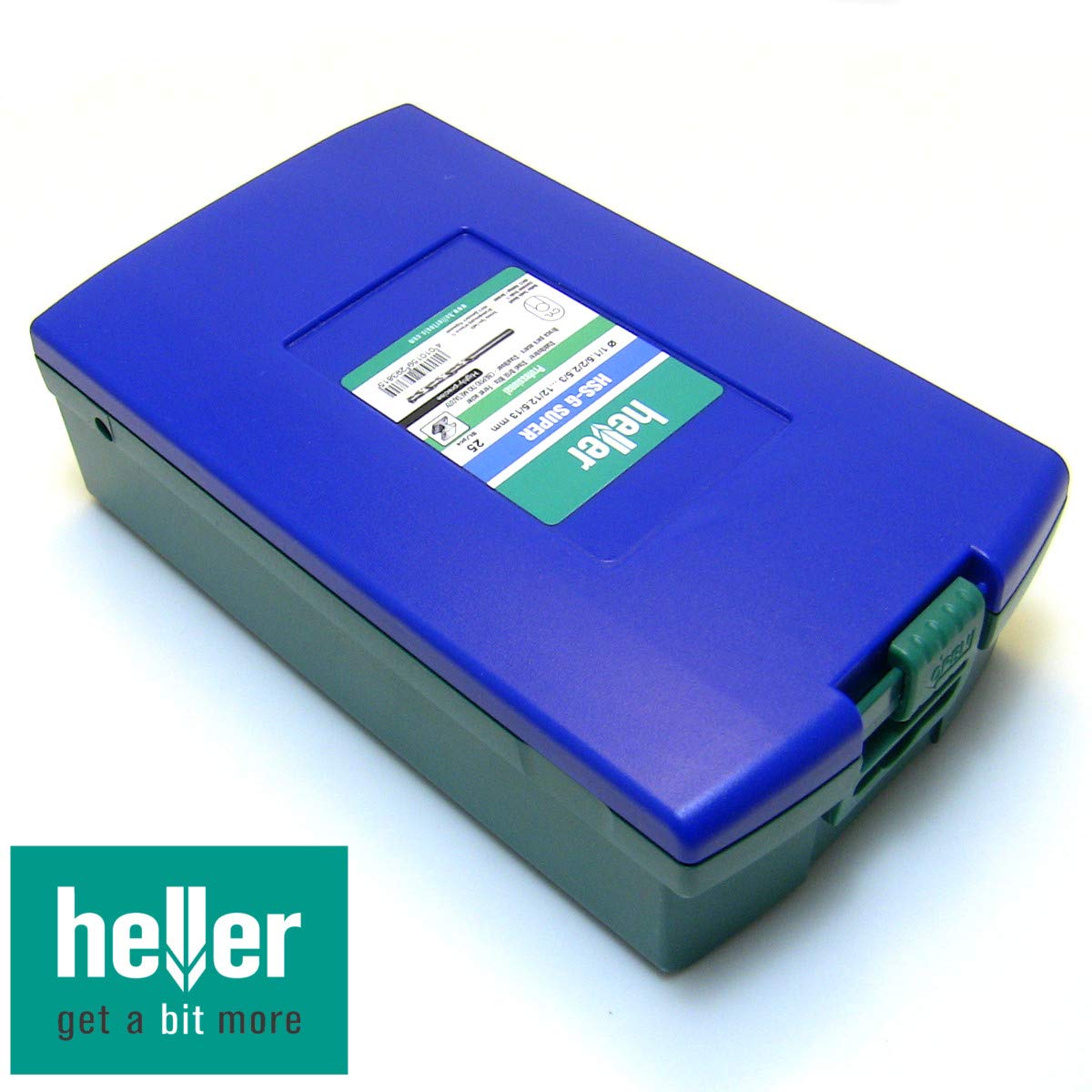 Heller Metallbohrer Set HSS G-Super DIN338 RN Bohrerset 25 tlg. Spiralbohrer