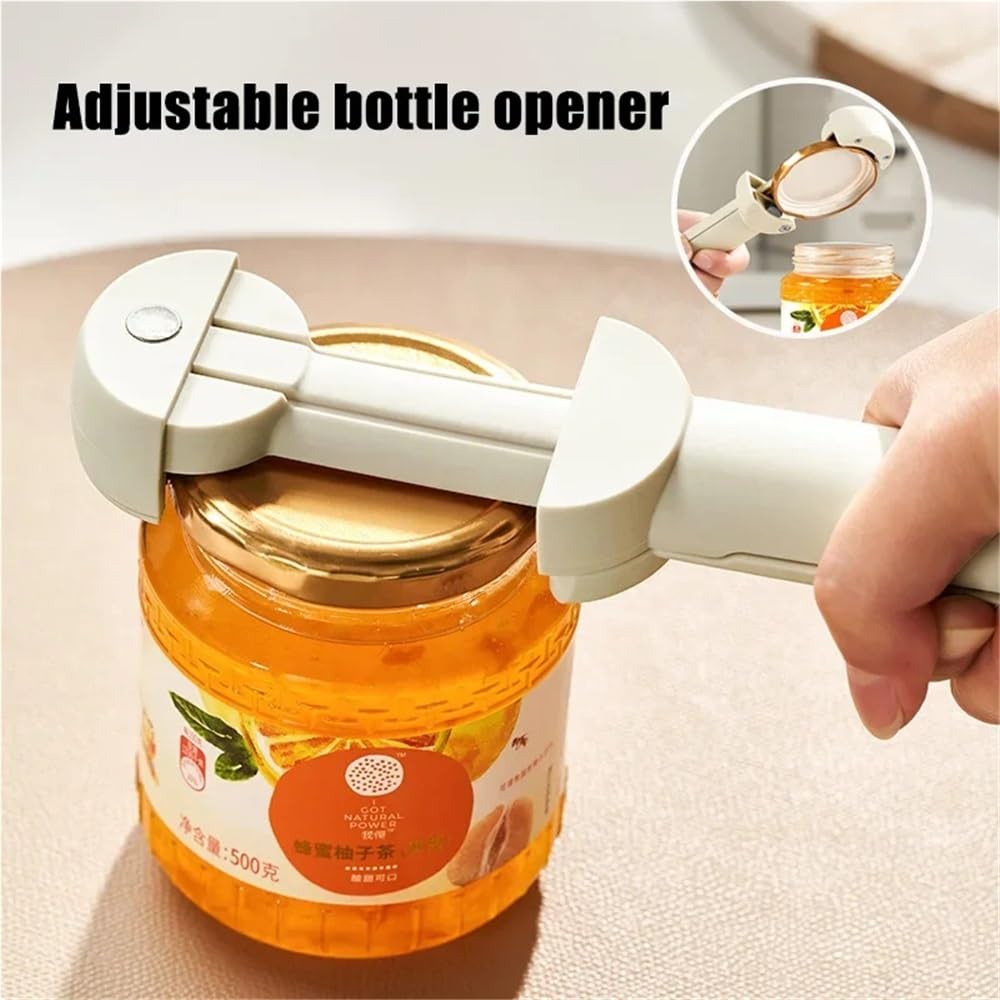 Abridor de Botellas retráctil Multifuncional Acero Inoxidable, Manual, Ajustable, for Cocina(Black)